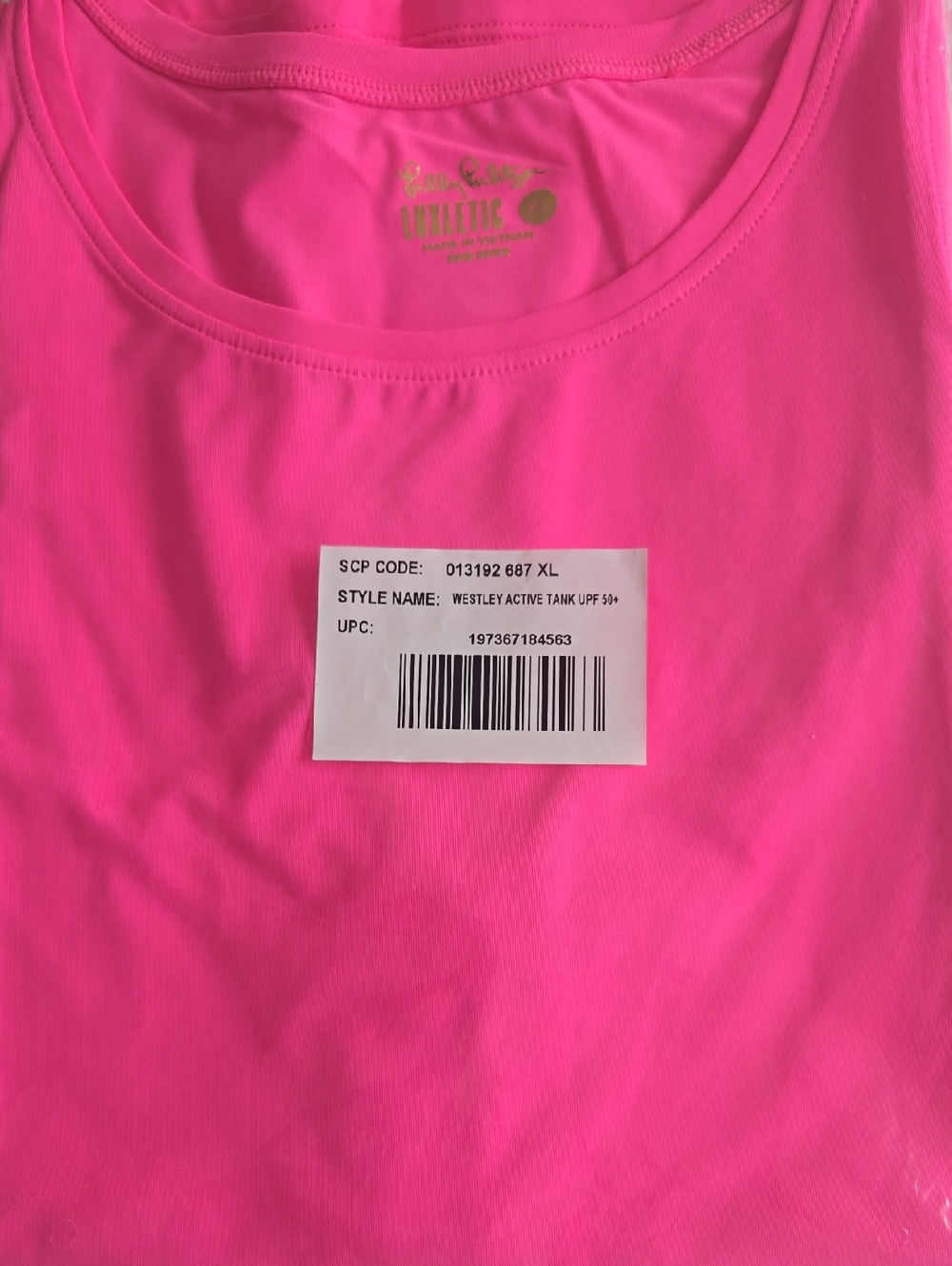 Lilly Pulitzer Westley Tank UPF 50+ - Picture 5 of 9